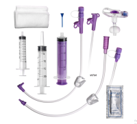 Набор с гастростомической трубкой питательной низкопрофильной 16Fr 2.0см, в составе: 1. Трубка гастростомическая питательная низкопрофильная 16Fr 2.0, 0314-MLGK-1620E