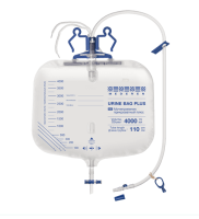 Мочеприемник Mederen прикроватный Плюс с Т-образным краном объем 4000 мл, трубка 120 см, 1604-M102-09