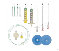 Набор для эпидуральной анестезии Tuohy 18GA; с 3-мя отверстиями, 1890A