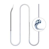 Трубка дренажная медицинская одноразовая силиконовая круглая с пазами со стилетом 24 Fr, 0615-M521-24