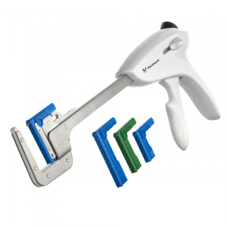 Линейный сшивающий аппарат, с кассетой зеленого цвета для плотной ткани, длина шва 60 мм 1847-VL-G60-B