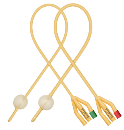 Катетер урологический Фолея трехходовой 20 Ch/Fr, объем баллона 30-50 мл 1604-F3/20-M30-50