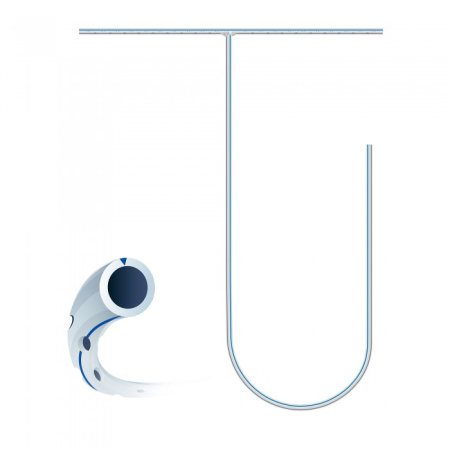 Трубка дренажная одноразовая Кера, силиконовая, 14 Fr, 18×50 см 0615-VKS14-50