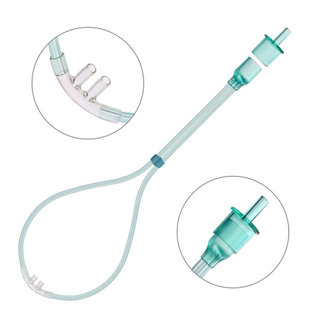 Изделие назальное для высокопоточной оксигенотерапии SmartLine, с гофрированной трубкой, размер S. 0112-VA-G-01