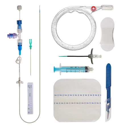 Набор для установки катетера венозного центрального периферически вводимого одноканального, 0,65 мм х 300 мм (1.9 Fr х 30 см), REF-VS1-1.9-30C