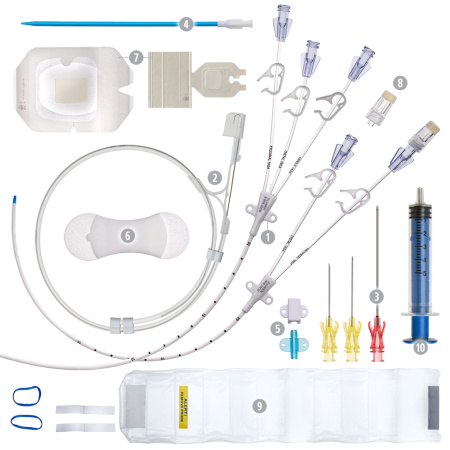 Набор для катетеризации центральных вен Cenvea-1 20G (1,15 мм) × 8 см, Ref-MVC1PN-20G8