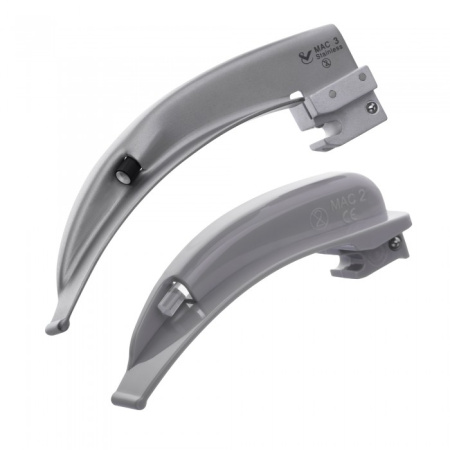 Клинок для ларингоскопа фиброоптический металлический Макинтош VFSM1-35