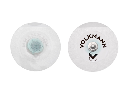 ЭКГ электрод одноразовый, круглый, жидкогелевый, на вспененной основе, взрослый, 50x50 мм, REF - 1413-V50FLA