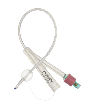 Катетер урологический Фолея силиконовый двухходовой педиатрический, 8 Ch/Fr, объем баллона 3 мл 1604-SF2/8-P3