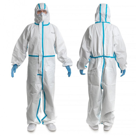 Комбинезон защитный, одноразовый, нестерильный, размер L (красная зона) 0256-M221-03