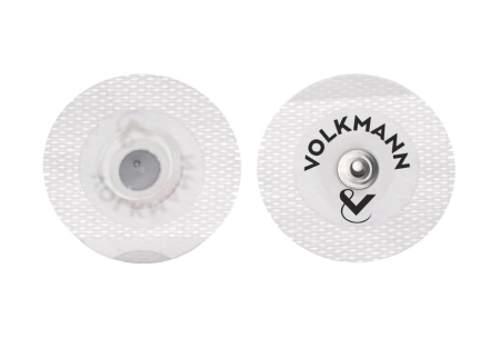 ЭКГ электрод одноразовый, круглый, твердогелевый, на нетканой основе, взрослый, 50x50 мм, REF - 1413-V50NSA