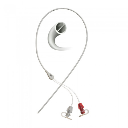 Катетер для уродинамических исследований, двухпросветный 6FR длина 40 см, прямой тип DLUC-6-40/G