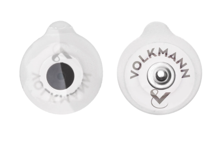 ЭКГ электрод одноразовый, каплевидный, твердогелевый, на вспененной основе, детский, 30x30 мм, REF - 1413-V30FSC